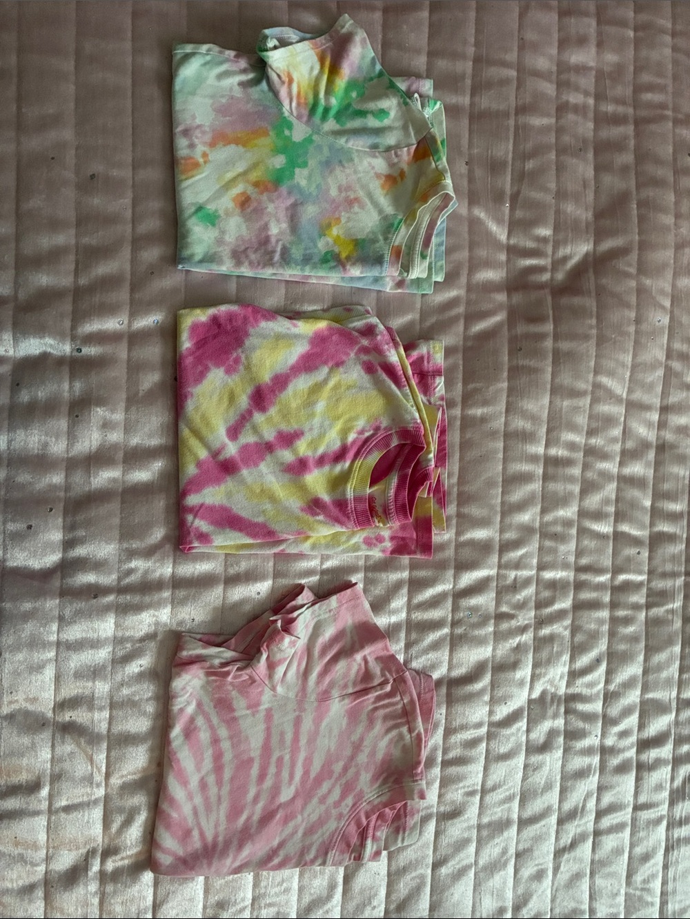 Set of 3 Cat & Jack Tie-Dye Tee Shirts